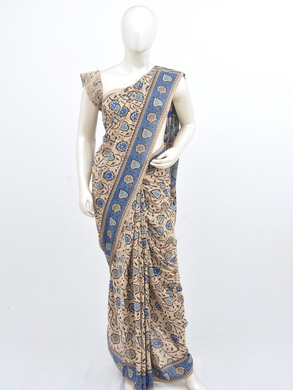 Kalamkari Cotton Saree [D30402110]