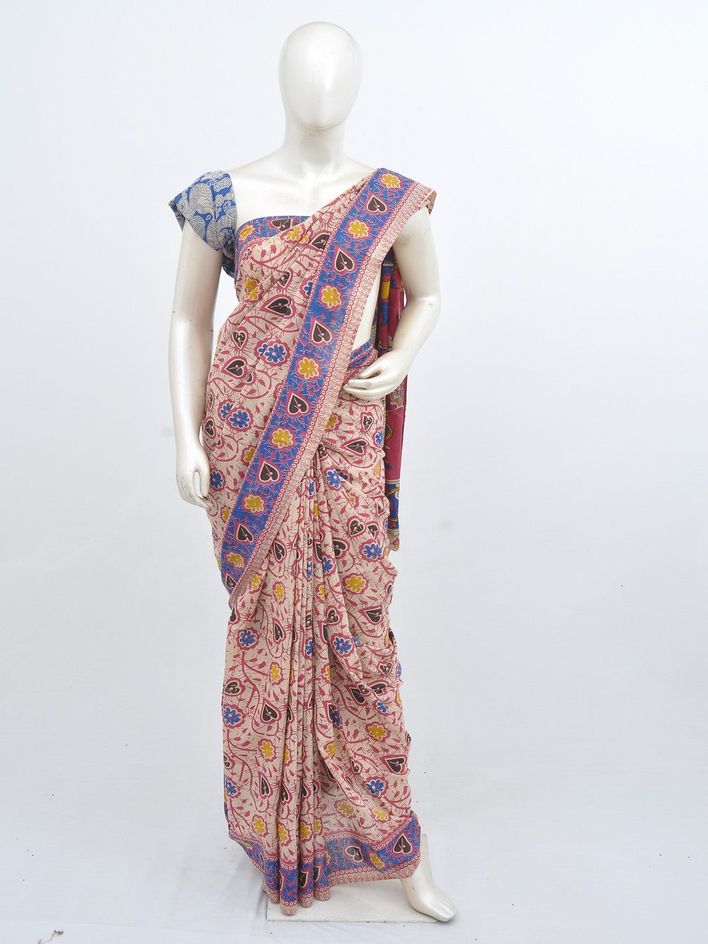 Kalamkari Cotton Saree [D30402112]