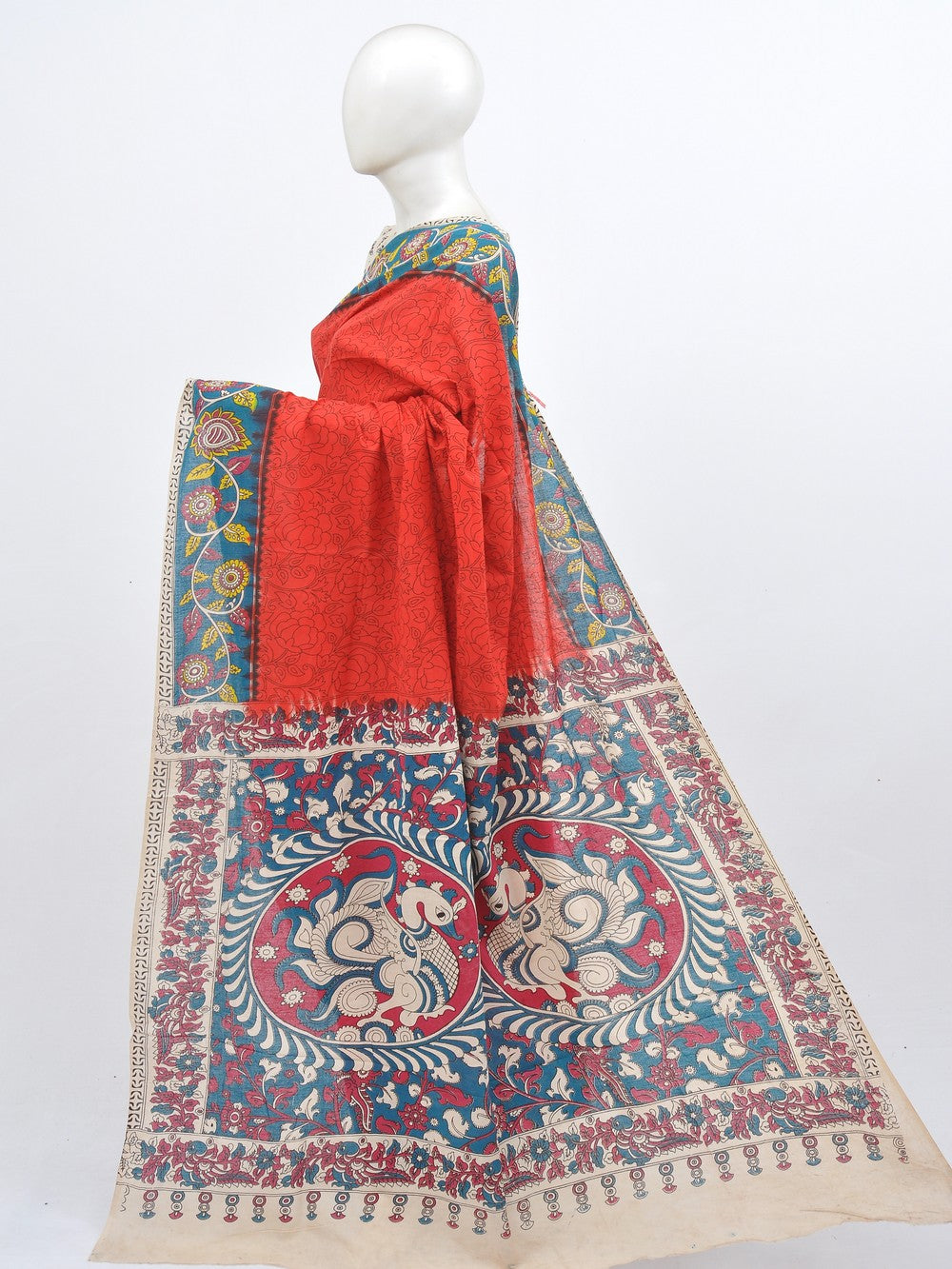 Kalamkari Cotton Saree [D30402117]