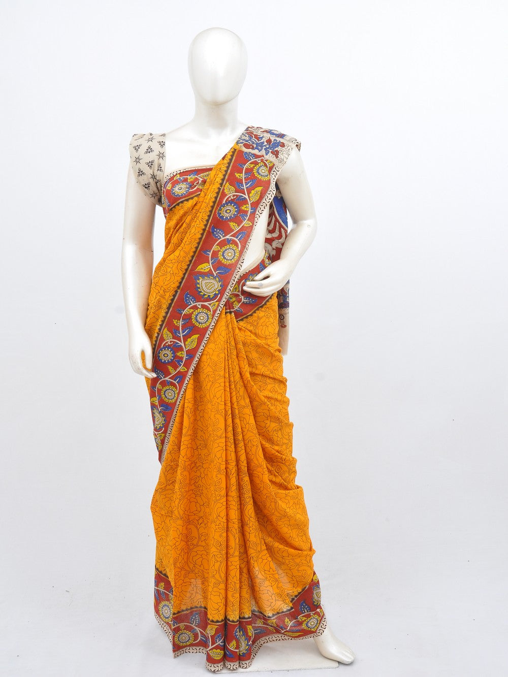 Kalamkari Cotton Saree [D30402119]