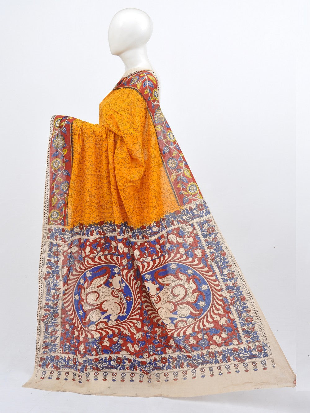 Kalamkari Cotton Saree [D30402119]