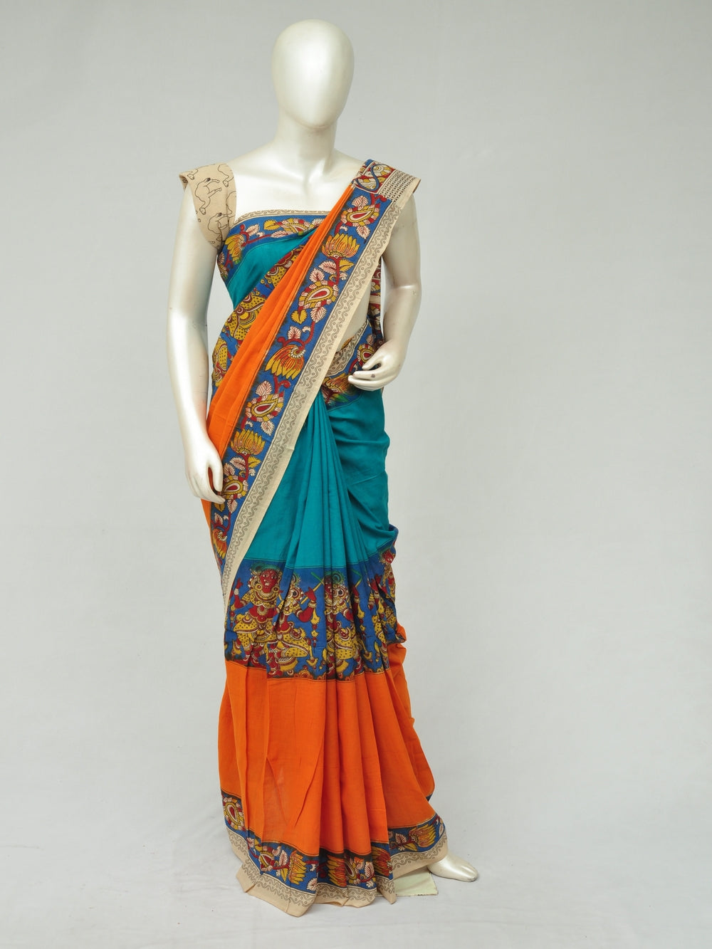 Kalamkari  Cotton Saree   [D80111132]