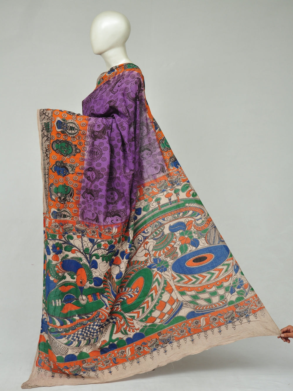 Kalamkari  Cotton Saree   [D80111135]