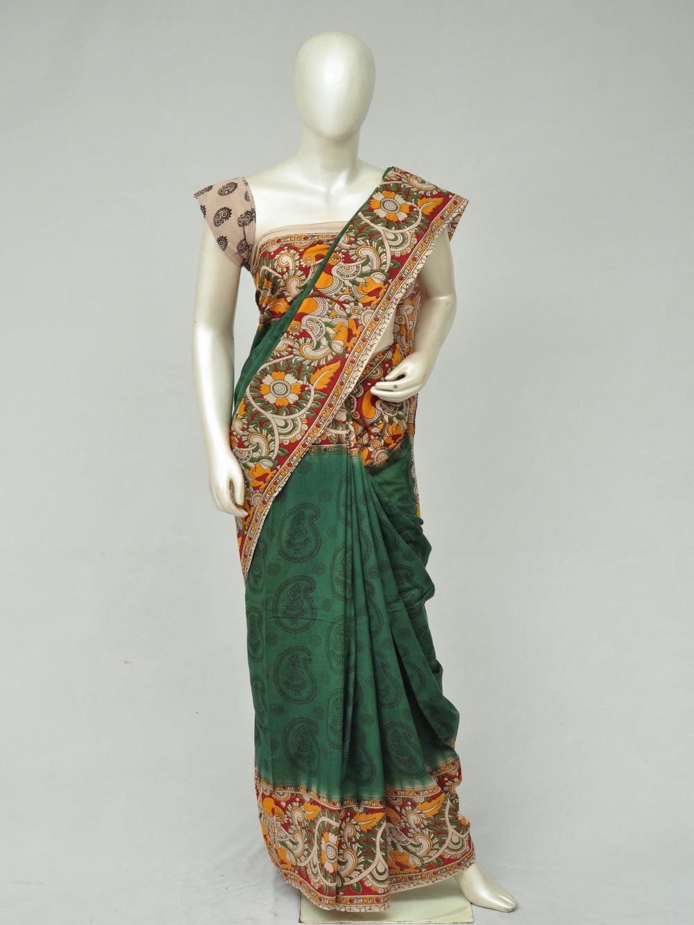 Kalamkari  Cotton Saree   [D80111136]