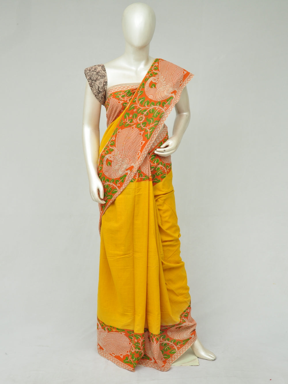 Kalamkari  Cotton Saree   [D80111138]