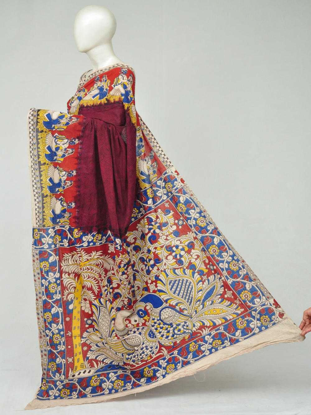 Kalamkari  Cotton Saree   [D80111141]