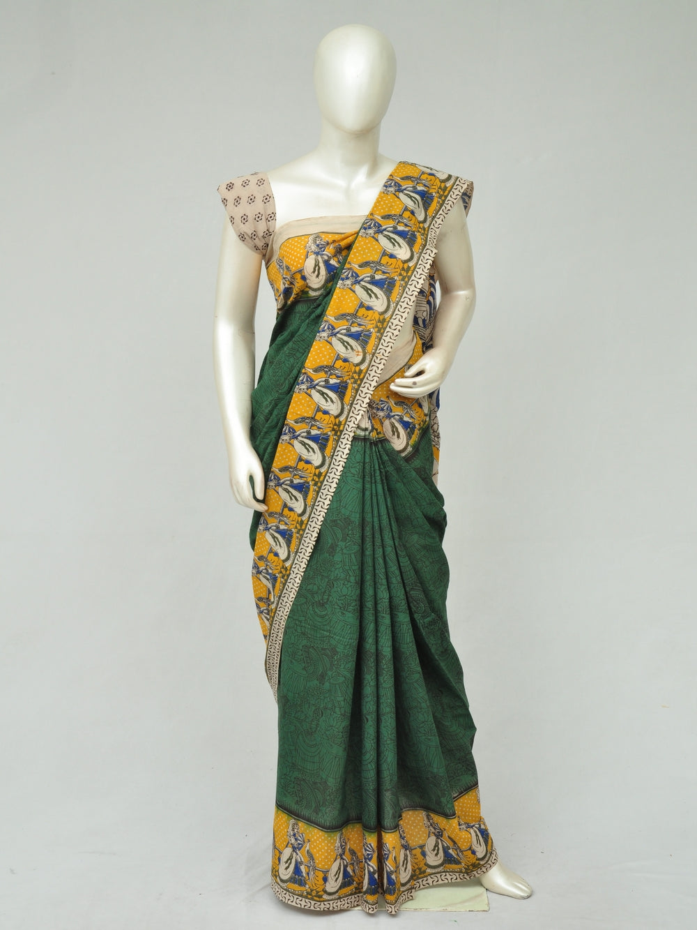 Kalamkari  Cotton Saree   [D80111142]