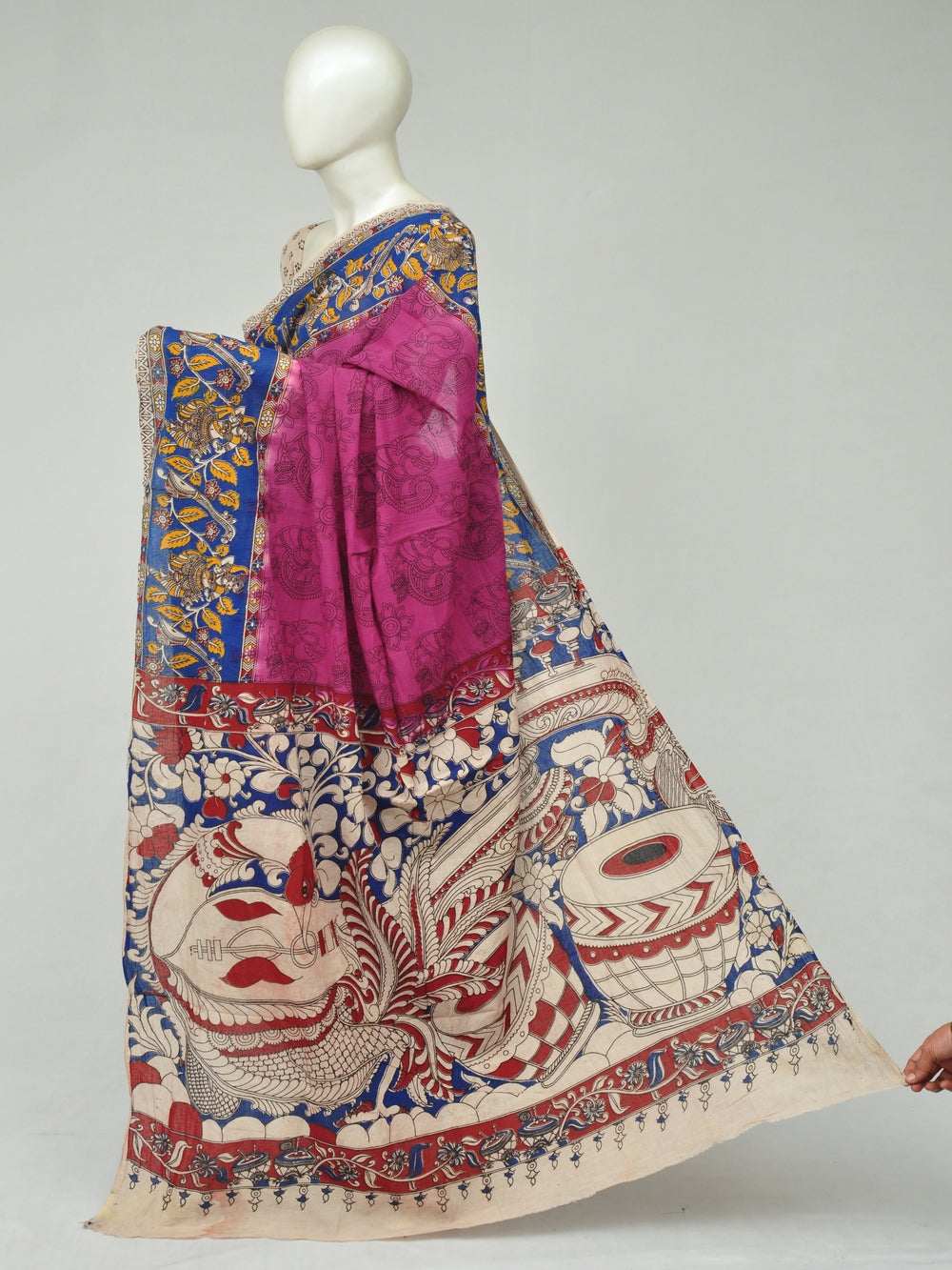 Kalamkari  Cotton Saree   [D80111143] - DressesForWomen.IN
