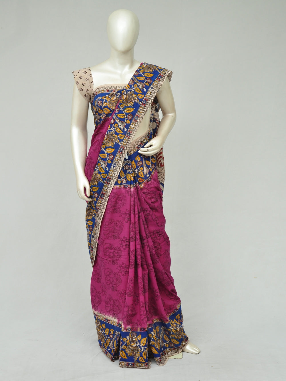 Kalamkari  Cotton Saree   [D80111143] - DressesForWomen.IN