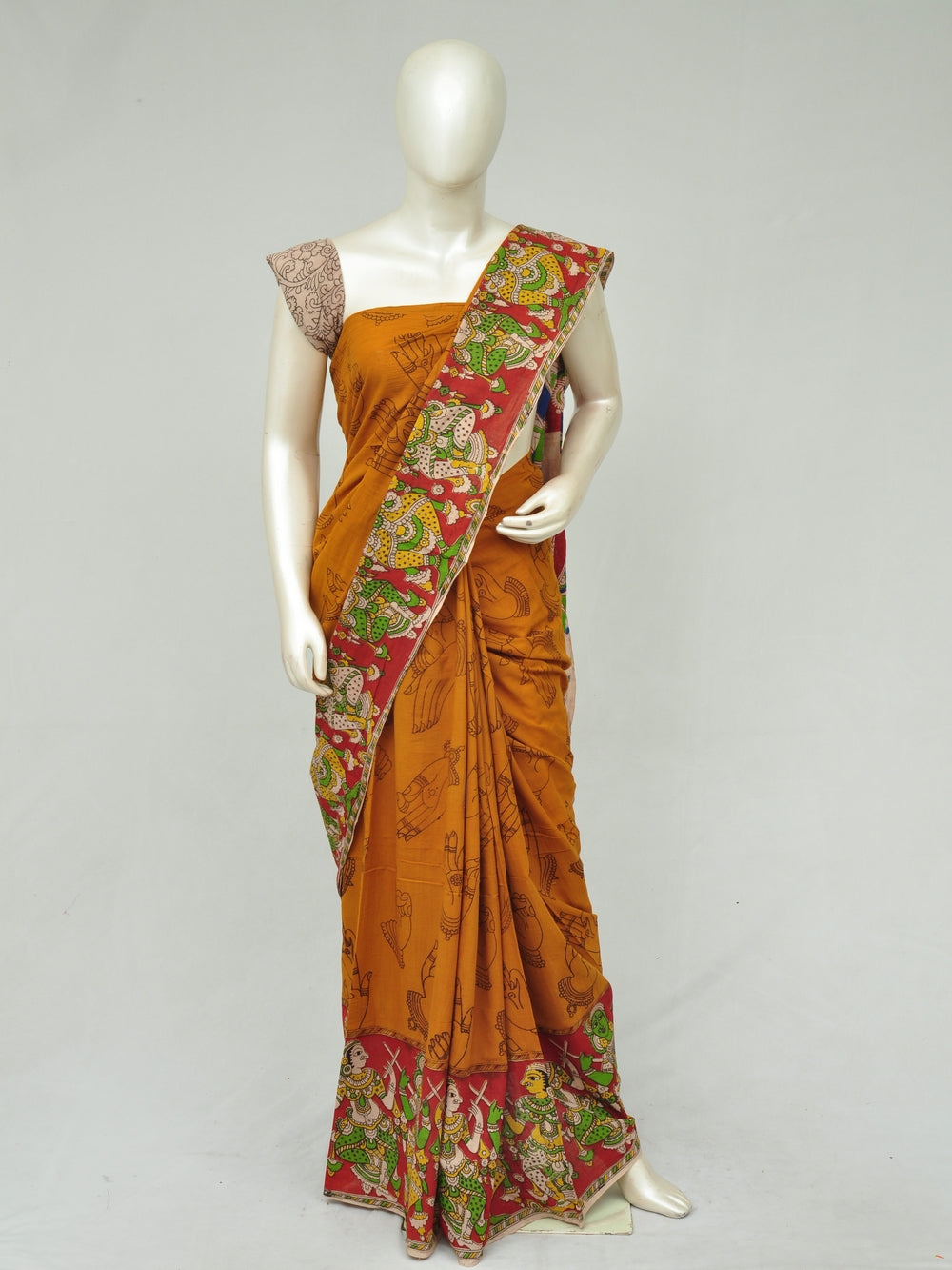 Kalamkari  Cotton Saree   [D80112156]