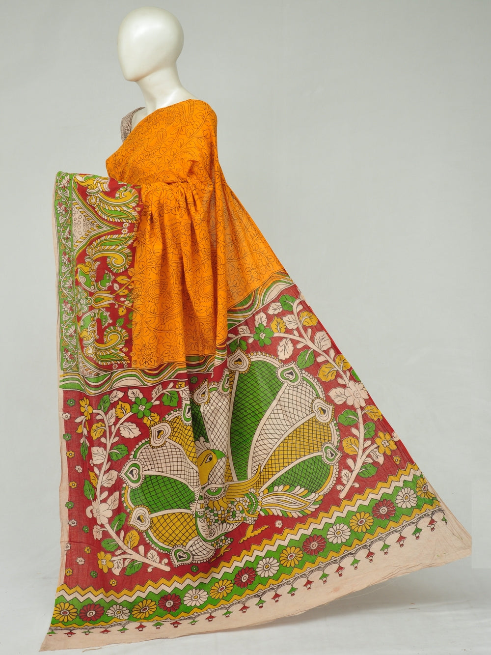 Kalamkari  Cotton Saree   [D80112158] - DressesForWomen.IN