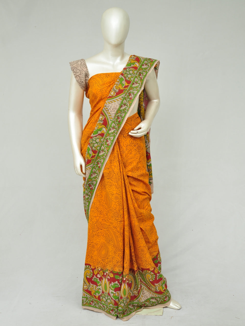 Kalamkari  Cotton Saree   [D80112158] - DressesForWomen.IN