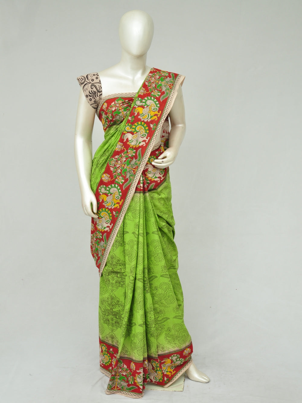Kalamkari  Cotton Saree   [D80112165]