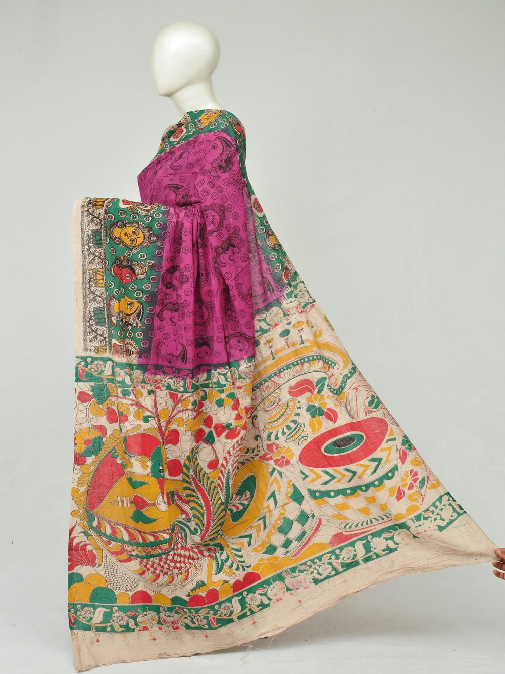 Kalamkari  Cotton Saree  [D80112172]