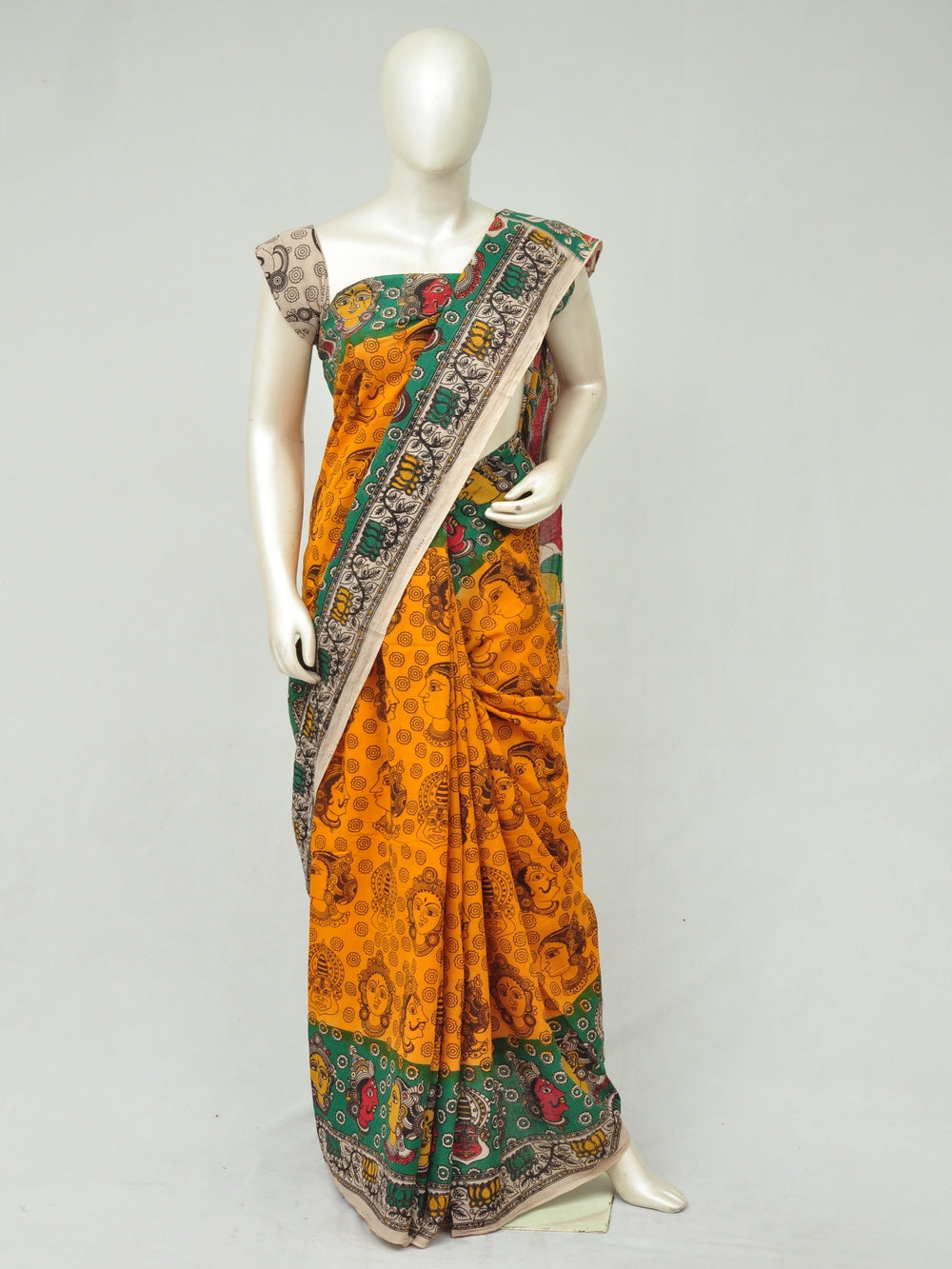 Kalamkari  Cotton Saree  [D80112177]