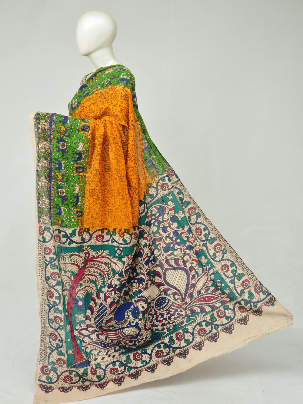 Kalamkari  Cotton Saree  [D80112179]