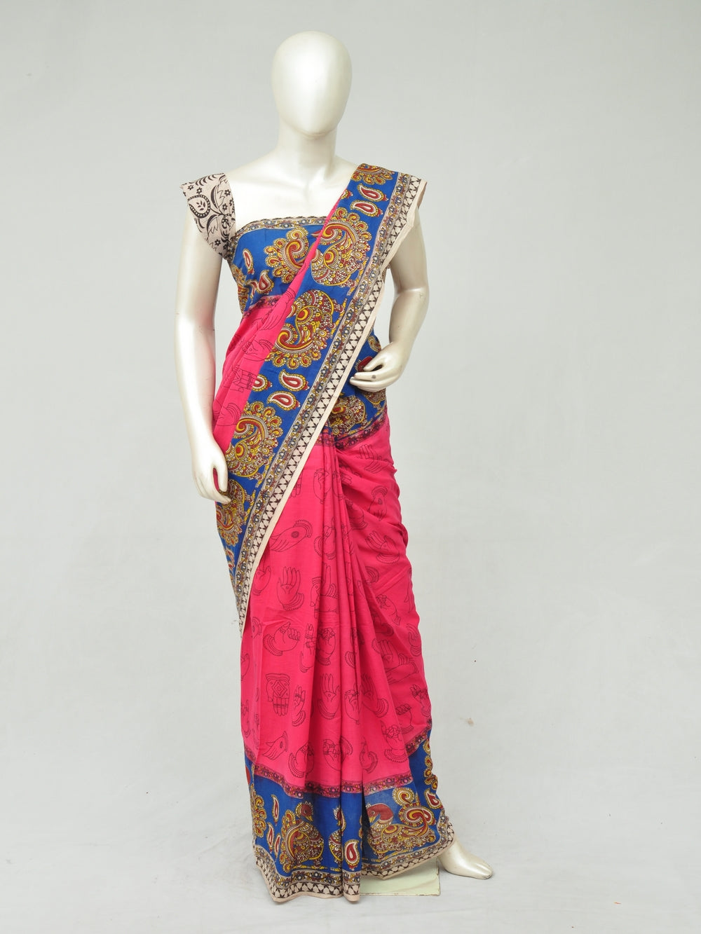 Kalamkari  Cotton Saree  [D80112180]