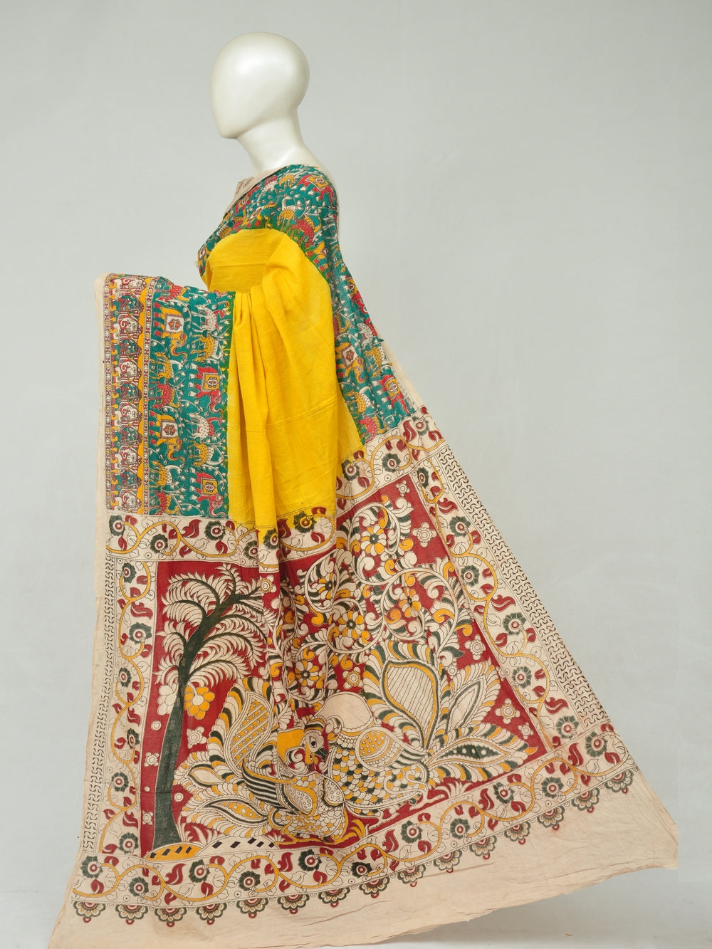 Kalamkari  Cotton Saree  [D80112191]