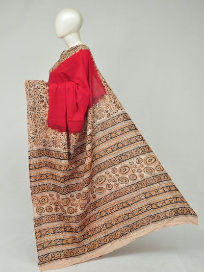 Kalamkari  Cotton Saree  [D80115001]