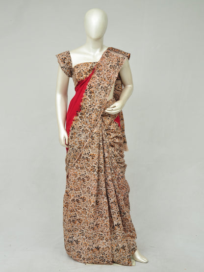 Kalamkari  Cotton Saree  [D80115001]