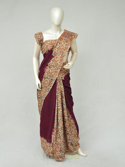 Kalamkari  Cotton Saree  [D80115002]