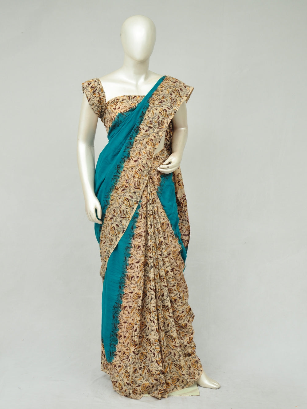 Kalamkari  Cotton Saree  [D80115005]