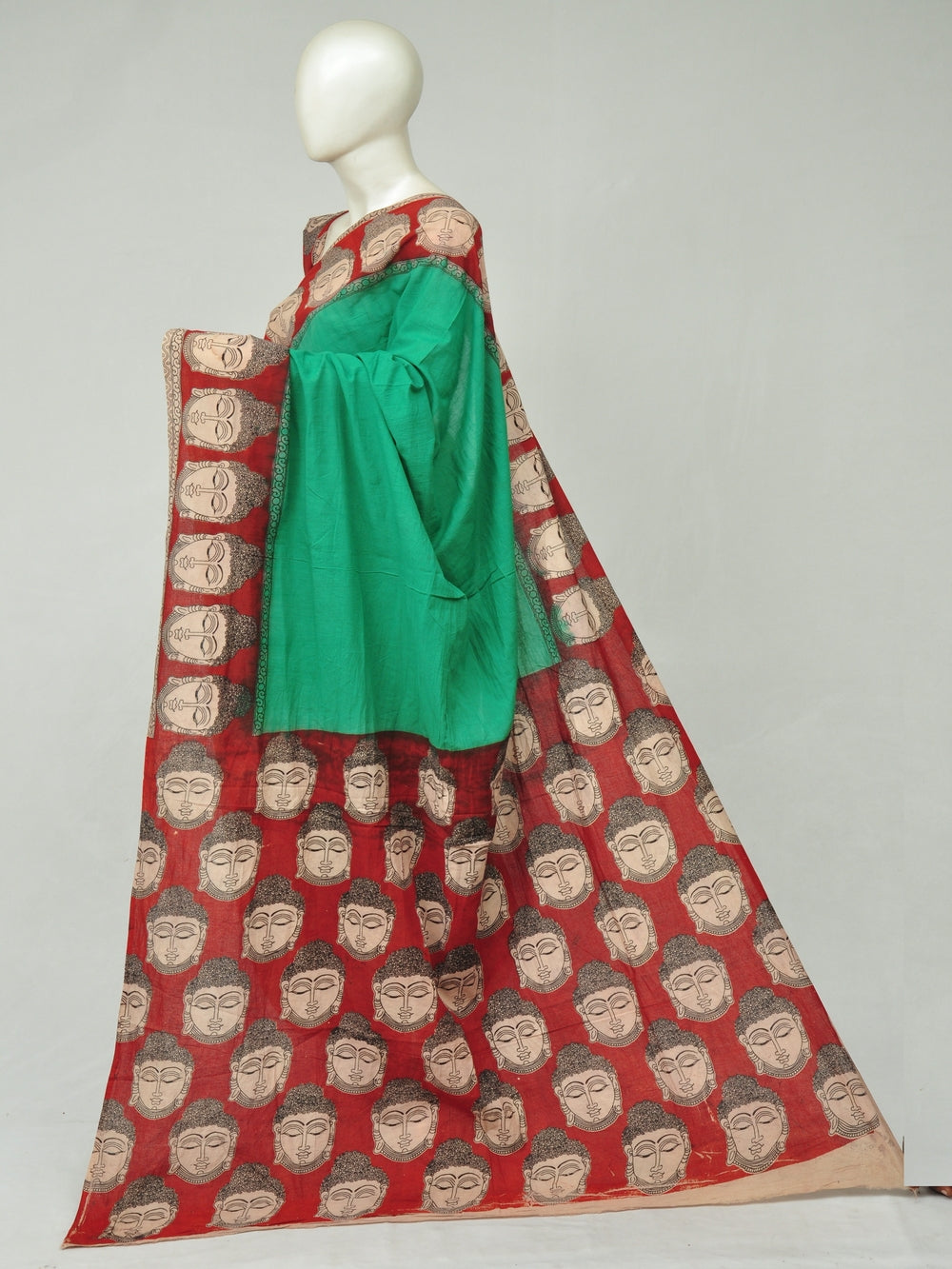 Kalamkari  Cotton Saree  [D80115006]