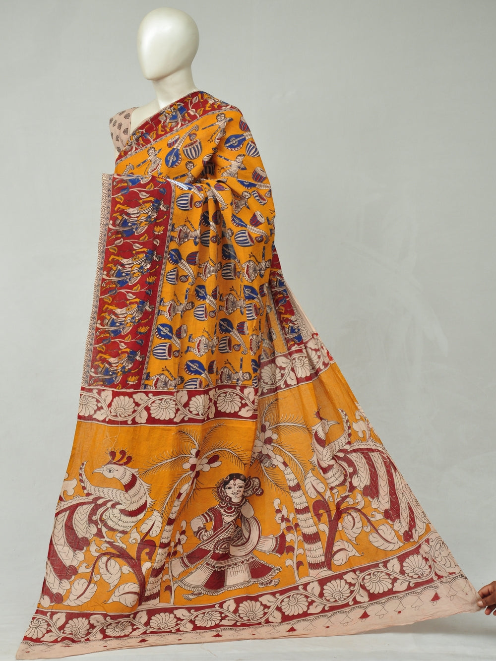 Kalamkari  Cotton Sarees  [D80118027]