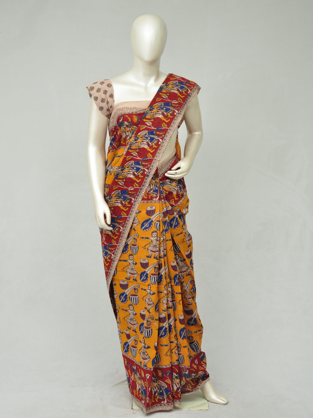 Kalamkari  Cotton Sarees  [D80118027]