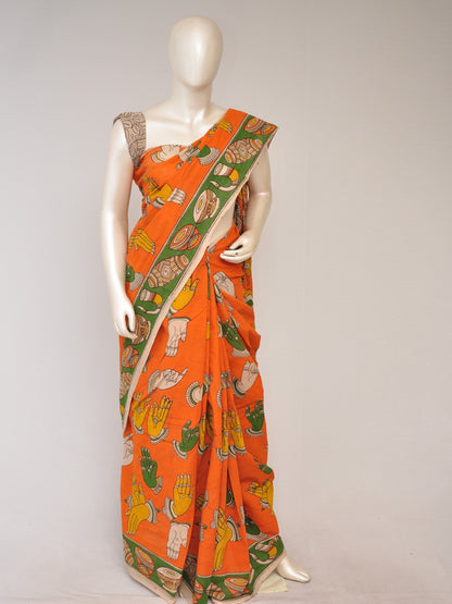 Kalamkari  Cotton Saree  [D80123115]