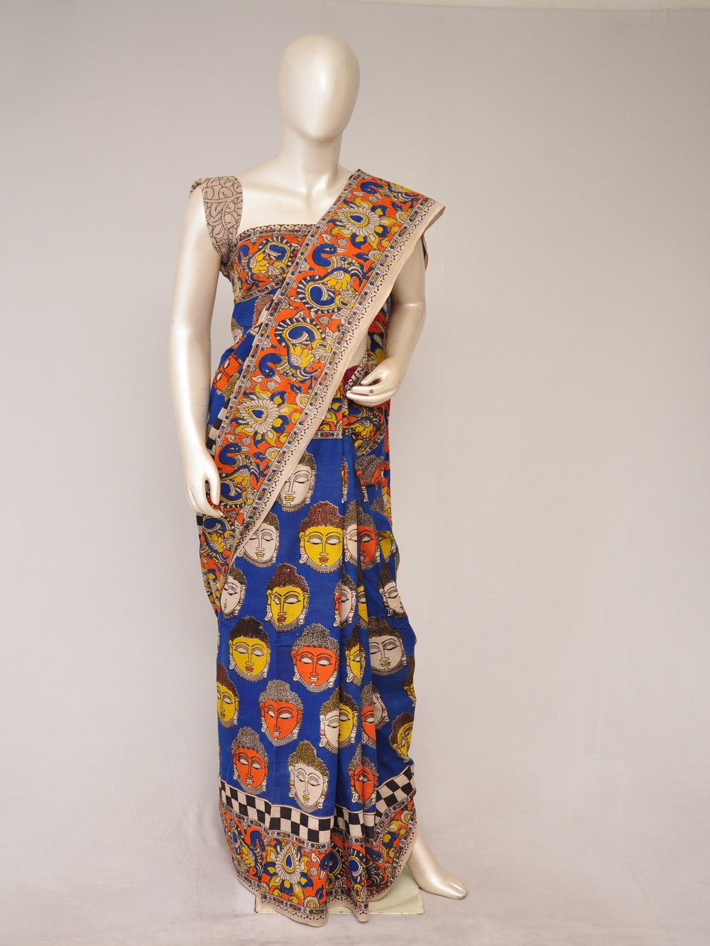 Kalamkari  Cotton Saree  [D80124120]