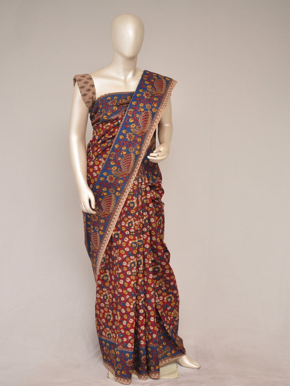 Kalamkari  Cotton Saree  [D80124125]