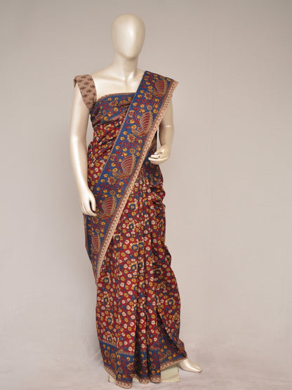 Kalamkari  Cotton Saree  [D80124125]