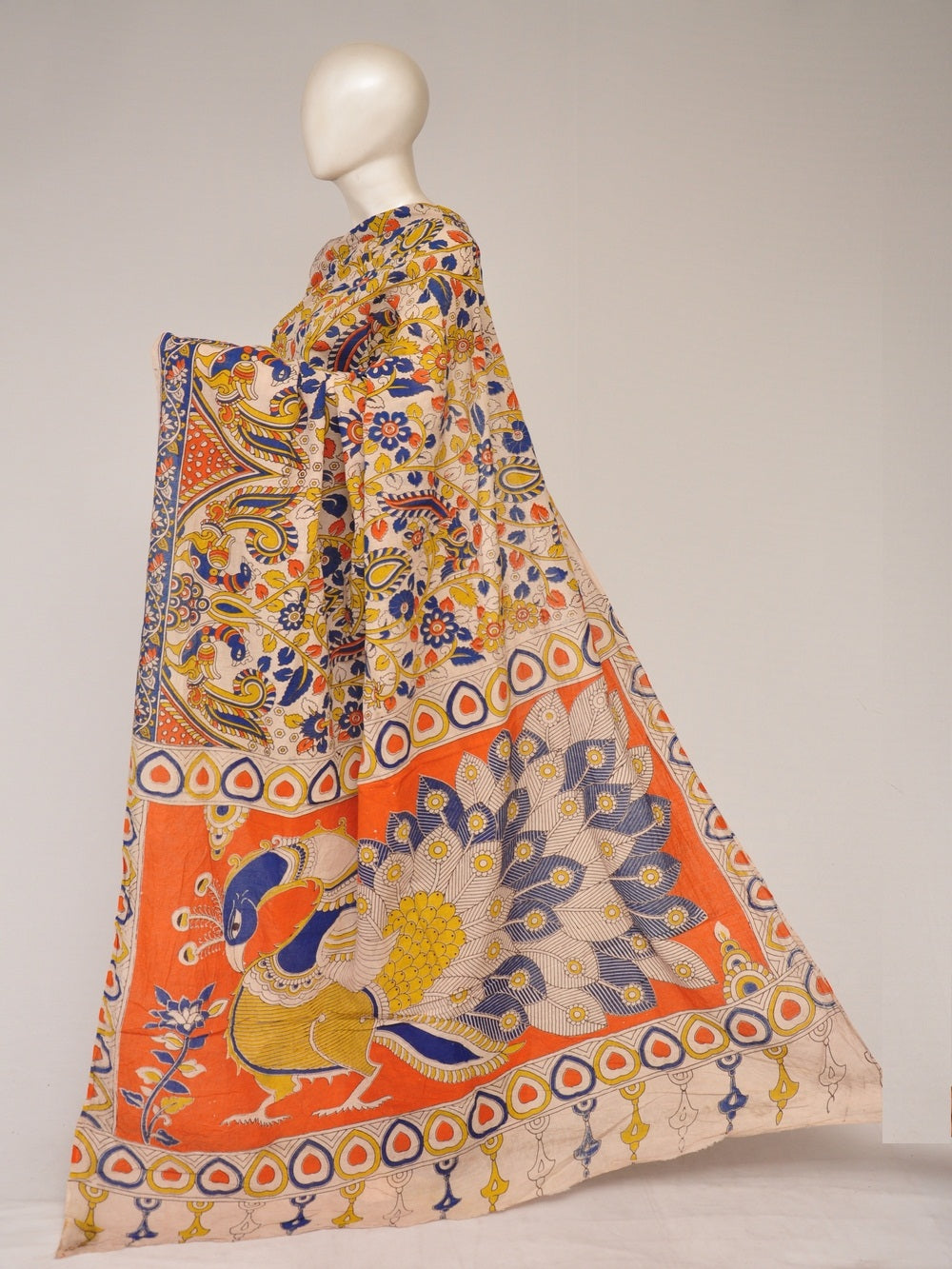 Kalamkari  Cotton Sarees [D80123092]