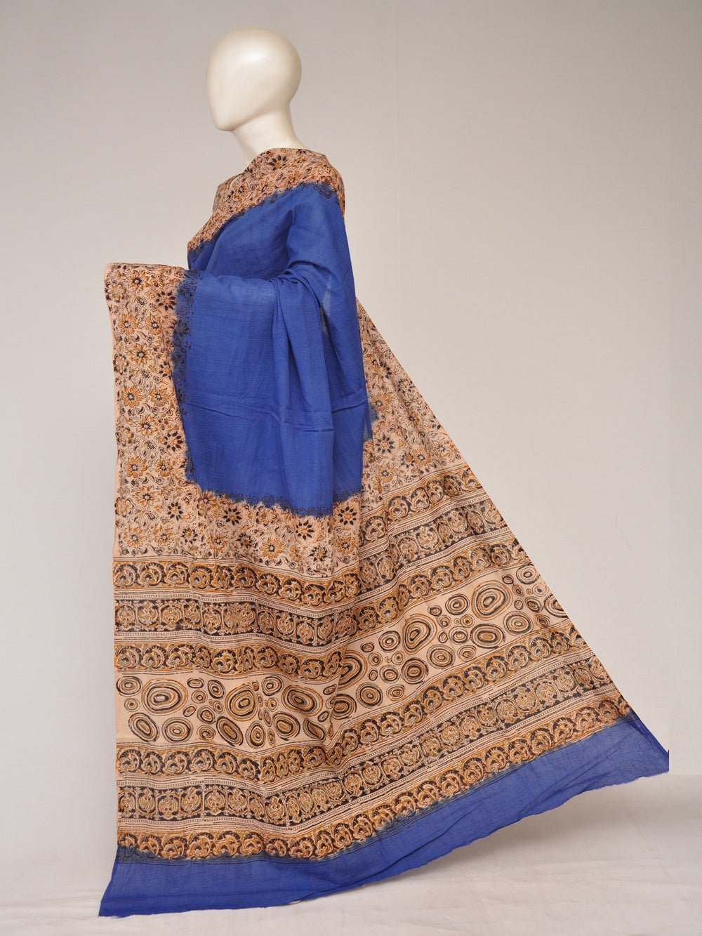 Kalamkari  Cotton Saree  [D80123101] - DressesForWomen.IN