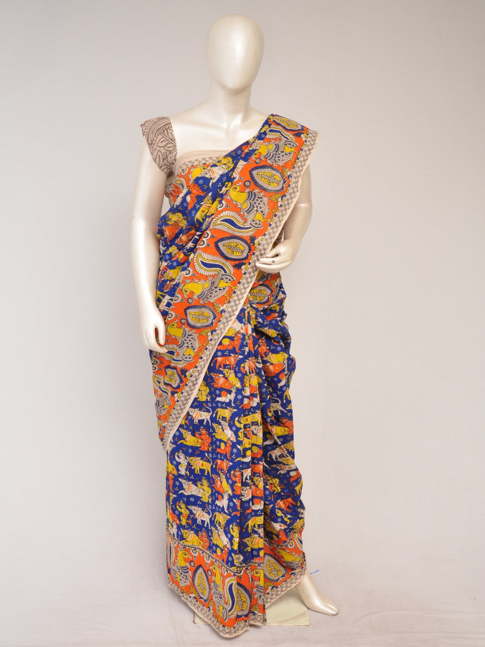 Kalamkari  Cotton Saree  [D80123103]