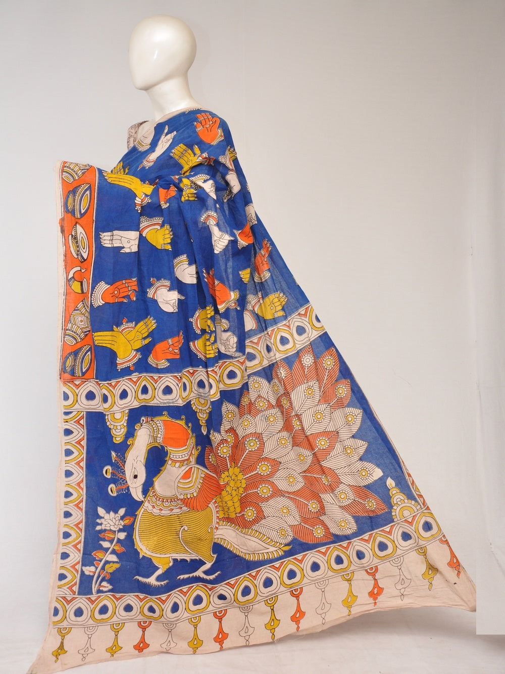 Kalamkari  Cotton Saree  [D80123104]