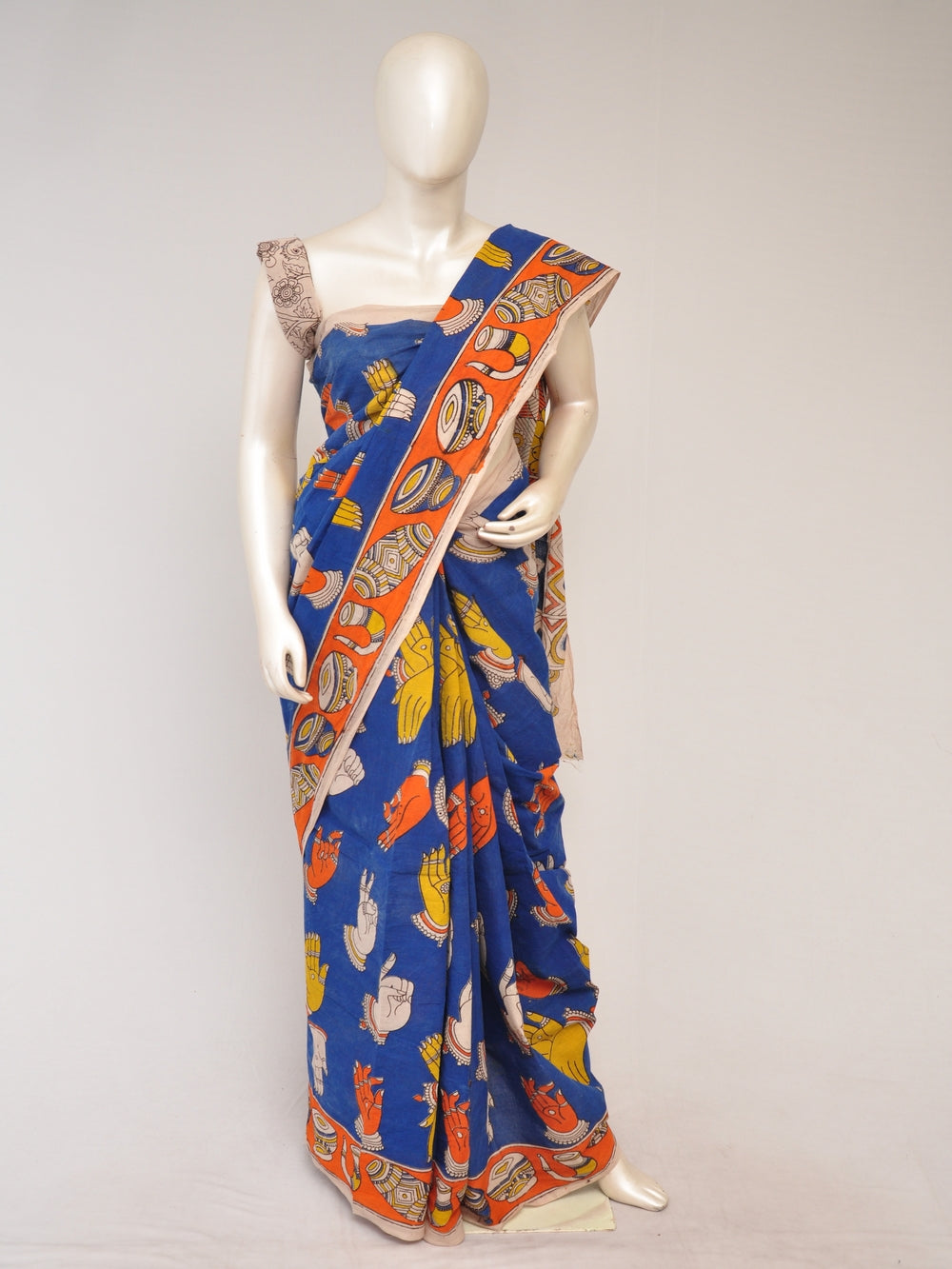 Kalamkari  Cotton Saree  [D80123104]