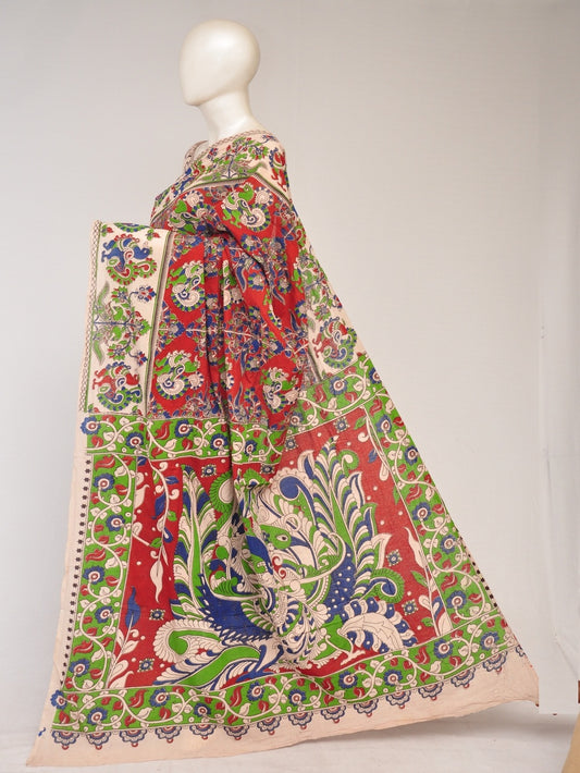 Kalamkari  Cotton Saree  [D80123105] - DressesForWomen.IN