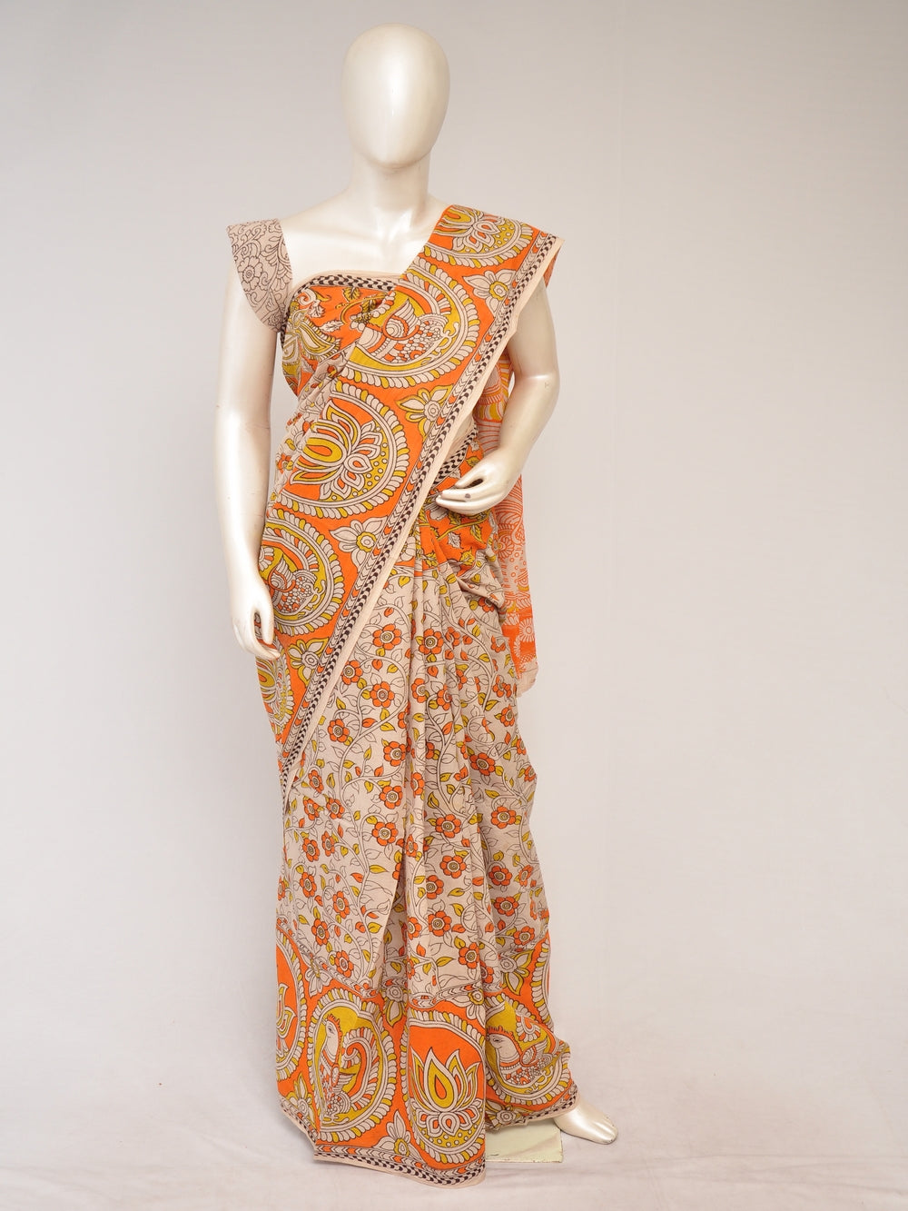 Kalamkari  Cotton Saree  [D80123109]