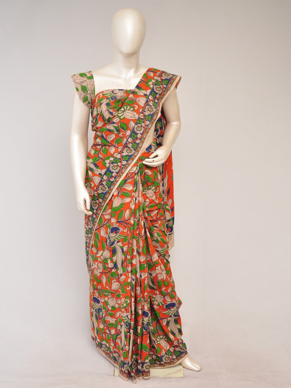 Kalamkari  Cotton Saree  [D80123110]