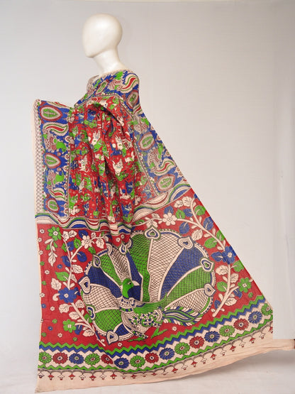 Kalamkari  Cotton Saree  [D80123111]