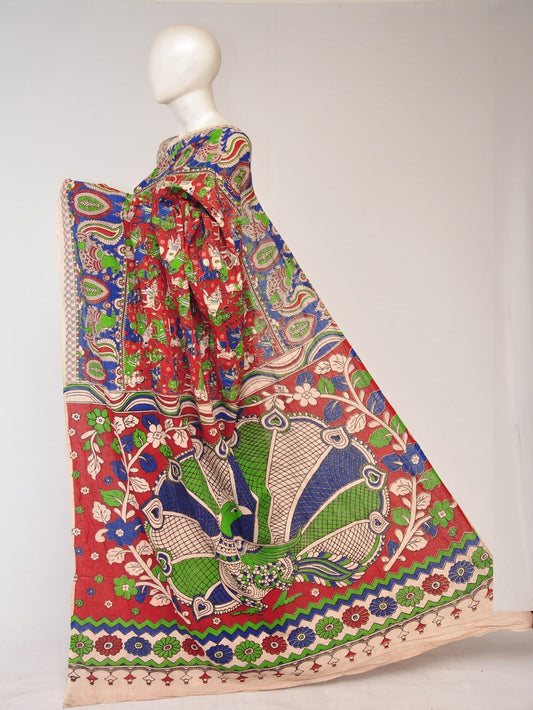 Kalamkari  Cotton Saree  [D80123111]