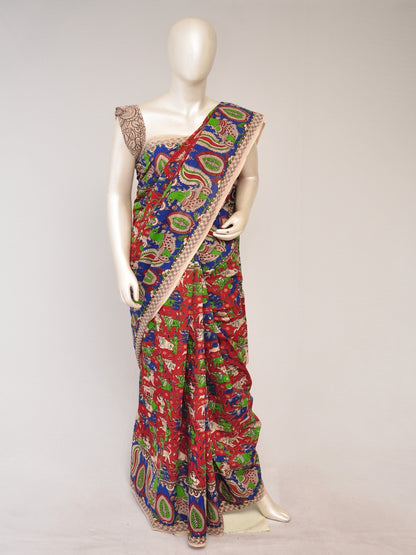 Kalamkari  Cotton Saree  [D80123111]