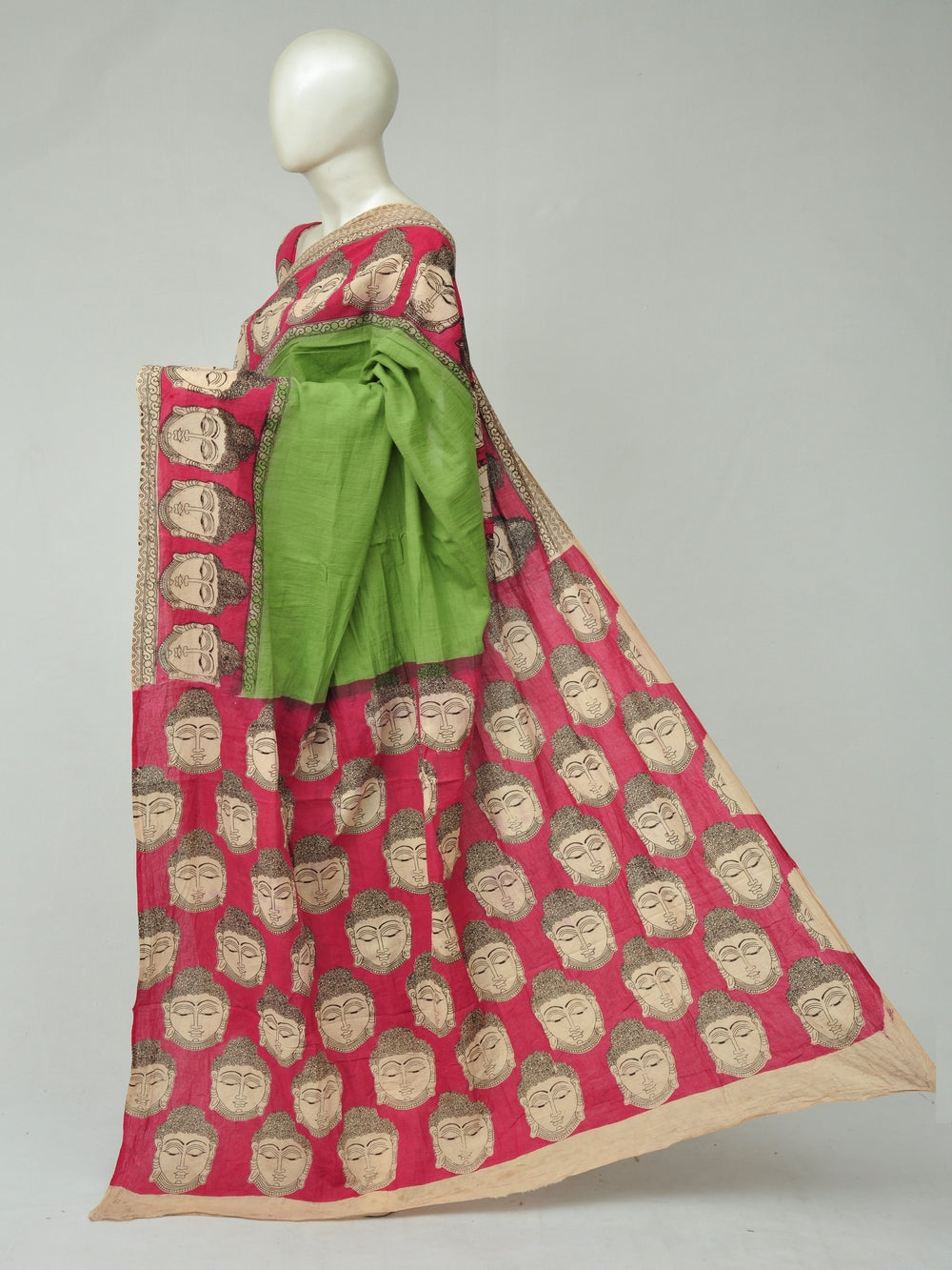 Kalamkari  Cotton Saree  [D80309237]