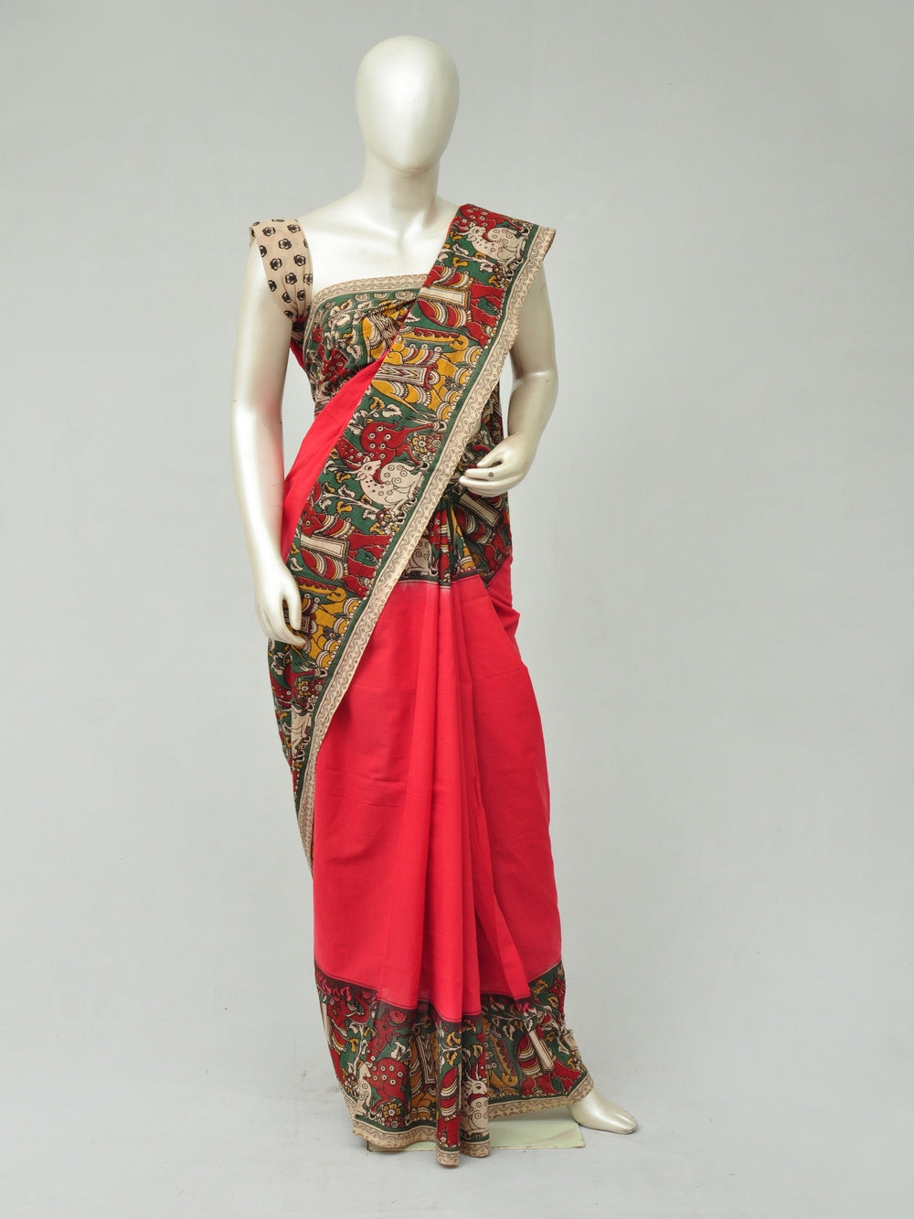 Kalamkari  Cotton Saree  [D80309240]