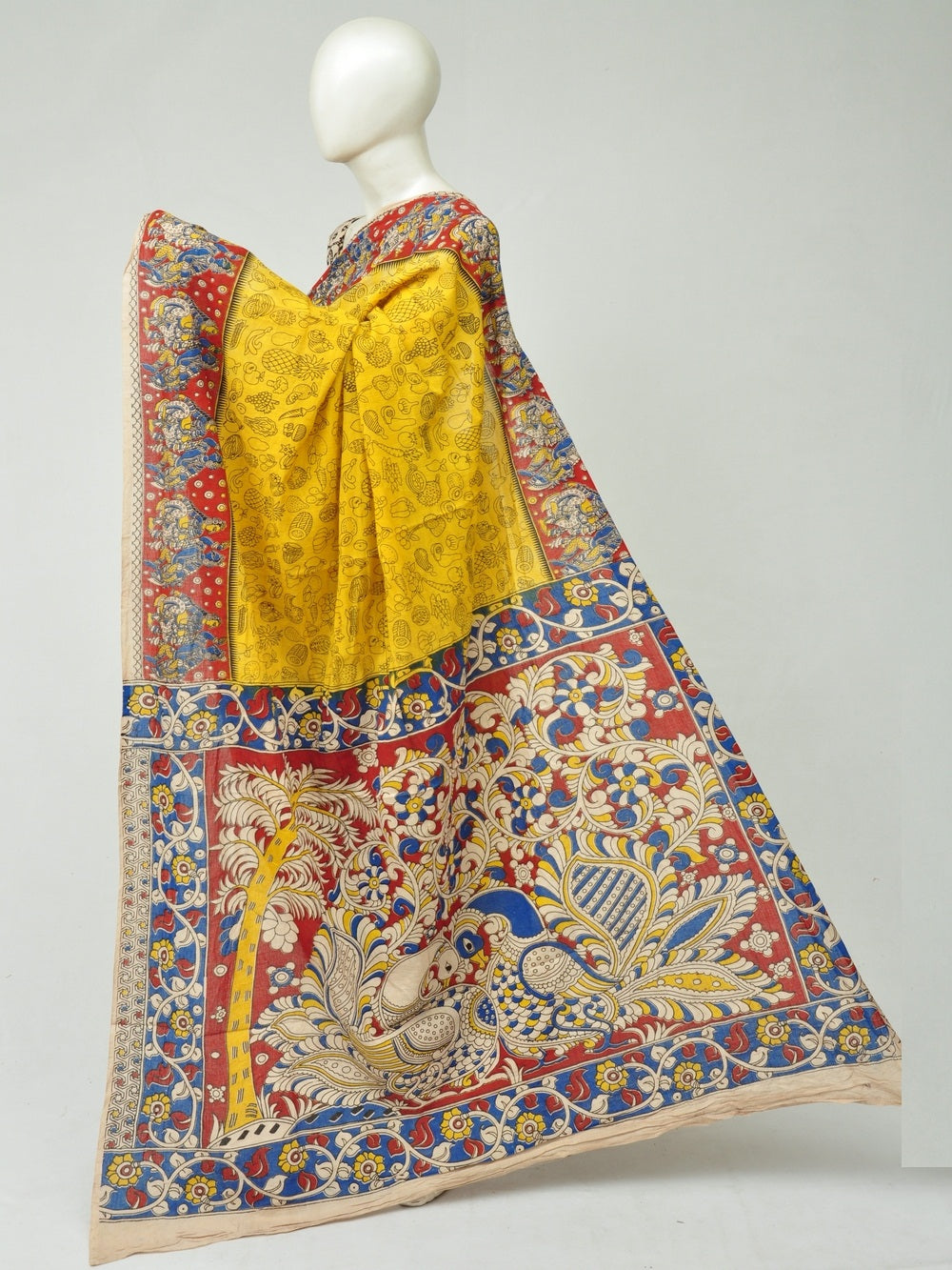 Kalamkari  Cotton Saree  [D80313257] - DressesForWomen.IN