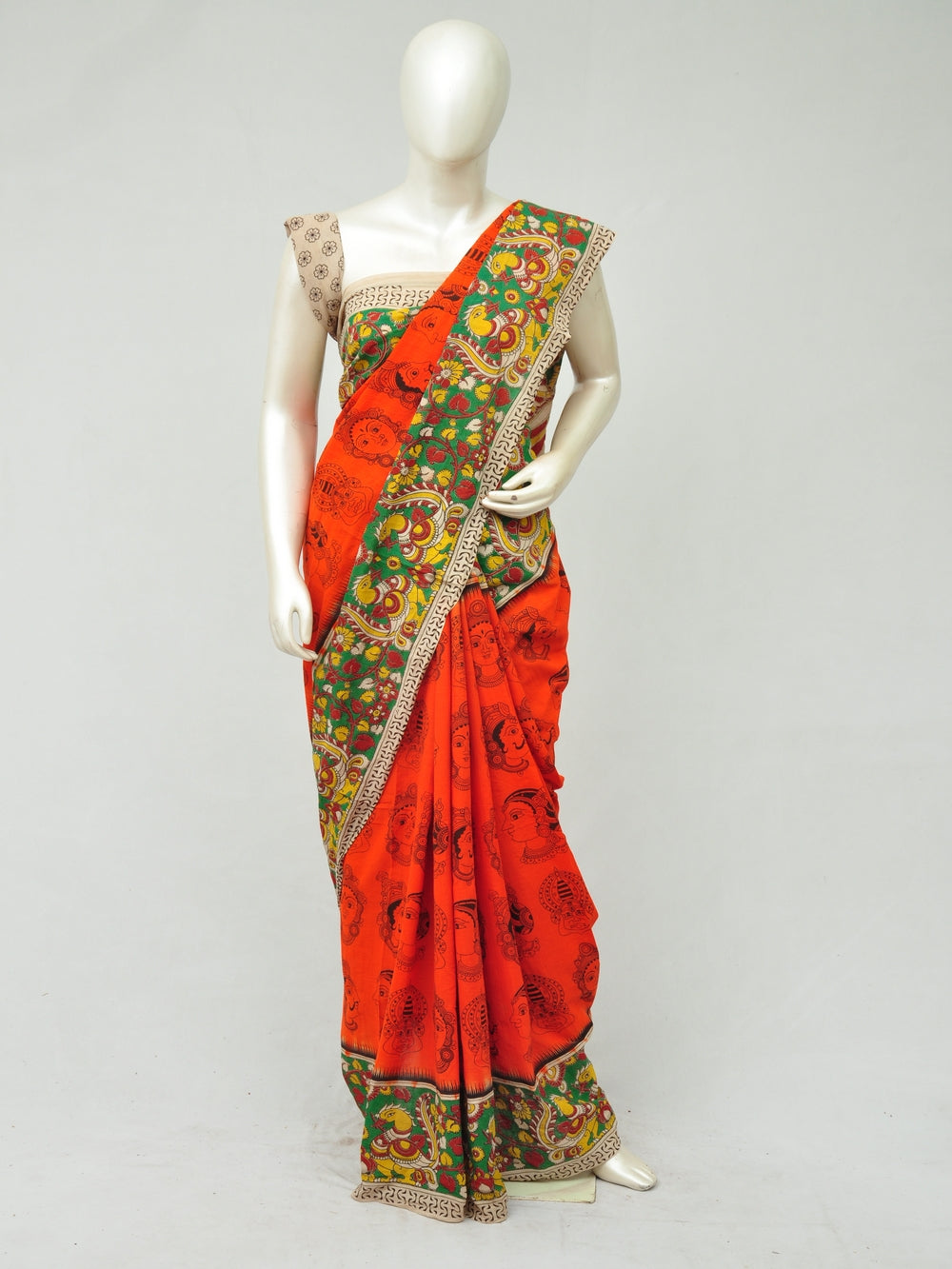 Kalamkari  Cotton Saree  [D80313267]