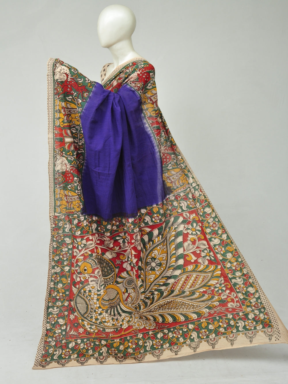 Kalamkari  Cotton Saree  [D80313268] - DressesForWomen.IN