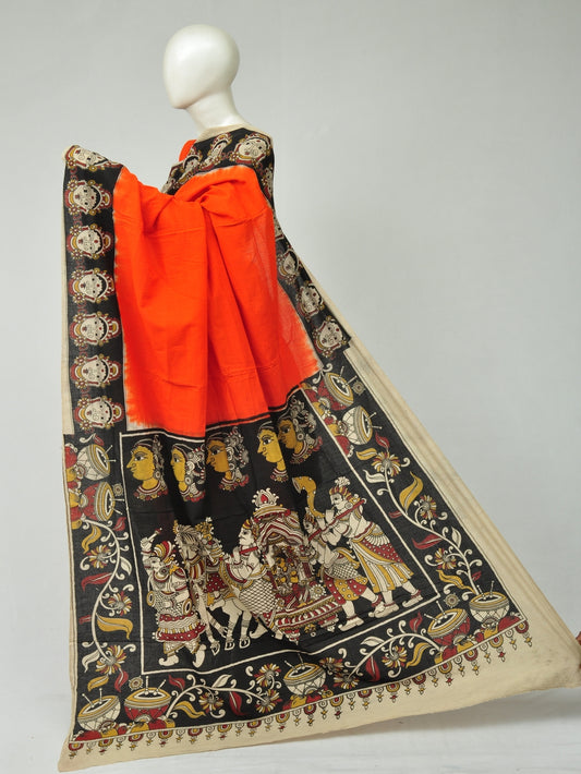 Kalamkari Cotton Saree  [D80313279]
